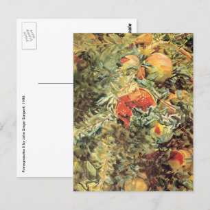 Pomegranates II by John Singer Sargent Postcard