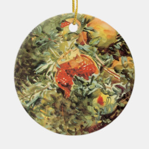 Pomegranates II by Sargent, Vintage Garden Art Ceramic Ornament