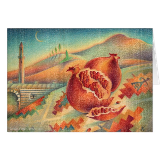 Pomegranates Symbols of Abundance (Front Horizontal)