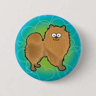 Pomeranian 2 Inch Round Button