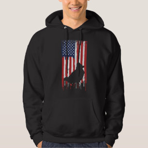 Pomeranian 4th Of July Patriotic American Usa Flag Hoodie