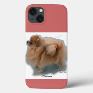 Pomeranian Art Gifts iPhone 13 Case