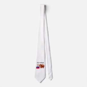 Pomeranian Back to School Tie