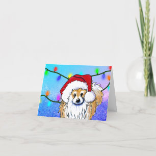 Pomeranian Christmas Card