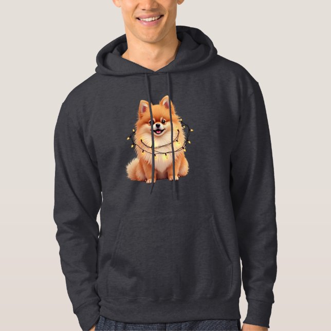 Pomeranian Christmas Hoodie (Front)