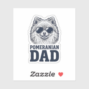 Pomeranian Dad Vintage Engraving Dog Lover Design_