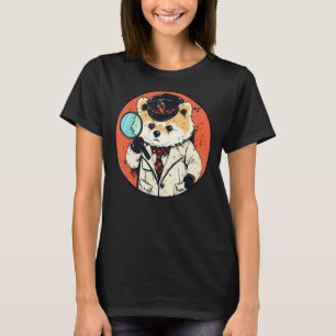 Pomeranian Detective Funny Dog Mystery T-Shirt