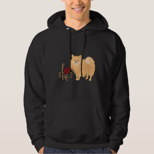 Pomeranian Dog Animal Lover Dog Lover Spitz Pet Pe Hoodie