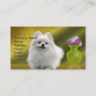 Pomeranian Dog Business Card
