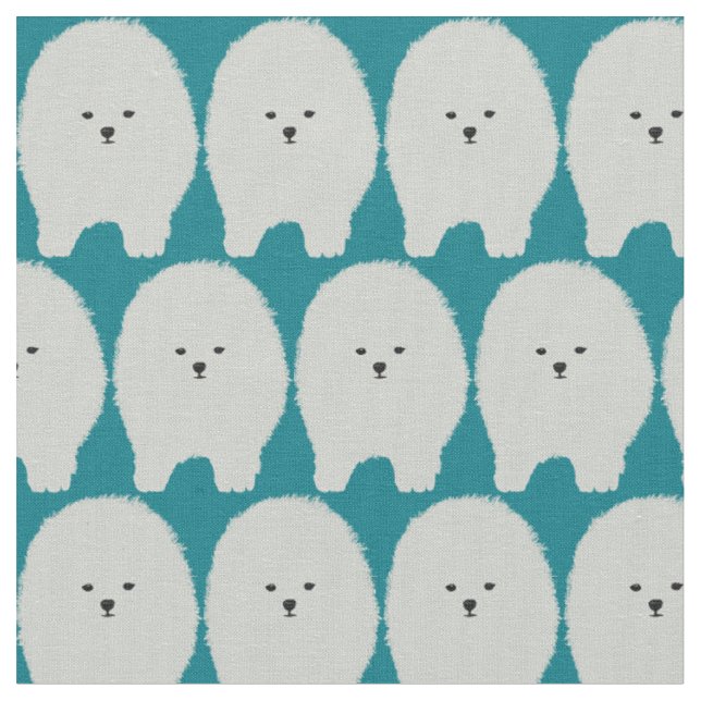 Pomeranian Dog, Fluffy Pet Fabric (Close Up)