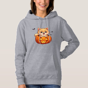 Pomeranian dog Happy Halloween pumpkin Classic T-S Hoodie