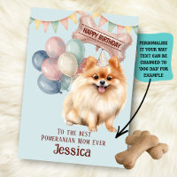 Pomeranian Dog Mom/Dad Birthday