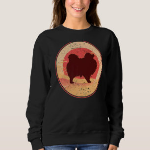 Pomeranian Dog Retro  22 Sweatshirt