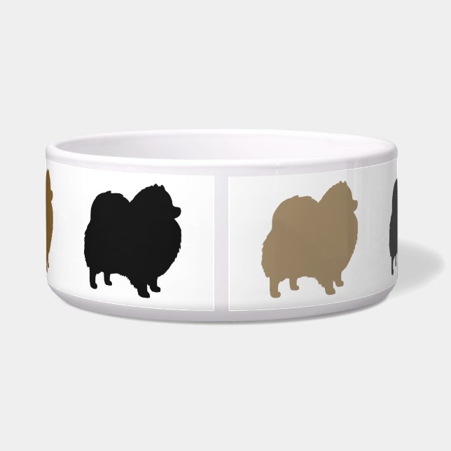 Pomeranian Dog Silhouettes (Back)