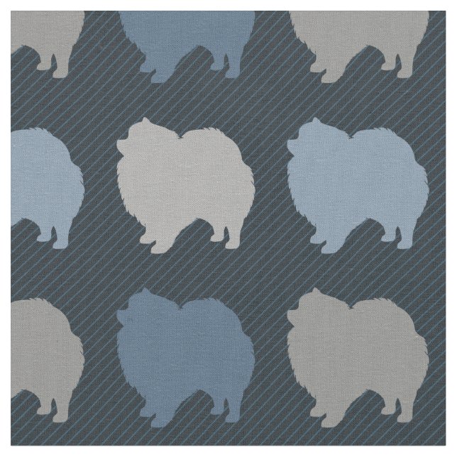 Pomeranian Fabric (Close Up)
