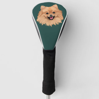 Pomeranian Golf Head Cover