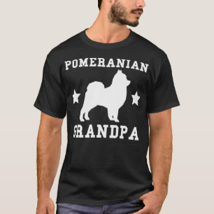 Pomeranian Grandpa cute workout shirt funny llama