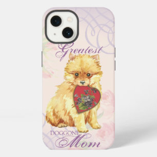 Pomeranian Heart Mom iPhone 13 Case