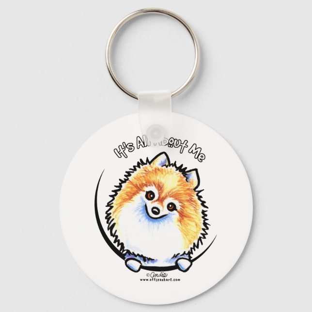 Pomeranian IAAM Keychain (Front)