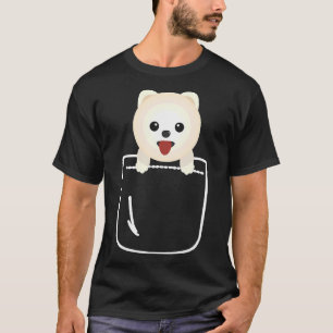 Pomeranian In Your Front Pocket Funny Dog Lover T-Shirt
