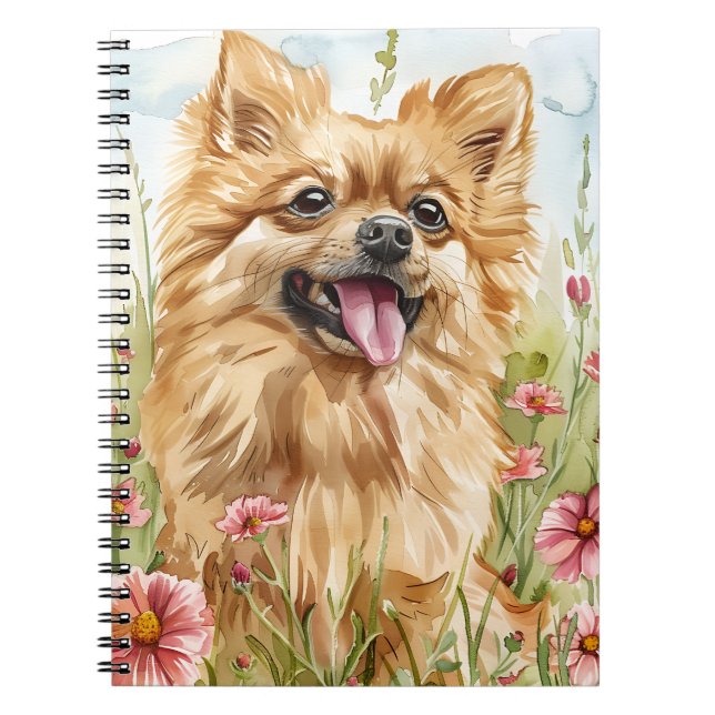 Pomeranian Journal – Dog Mom Notes (Front)