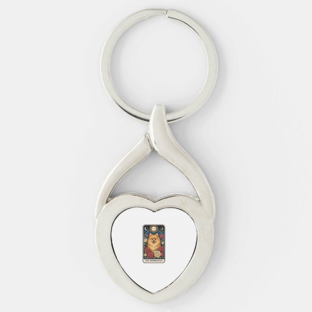 Pomeranian Keychain (Front)