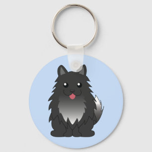 Pomeranian Keychain