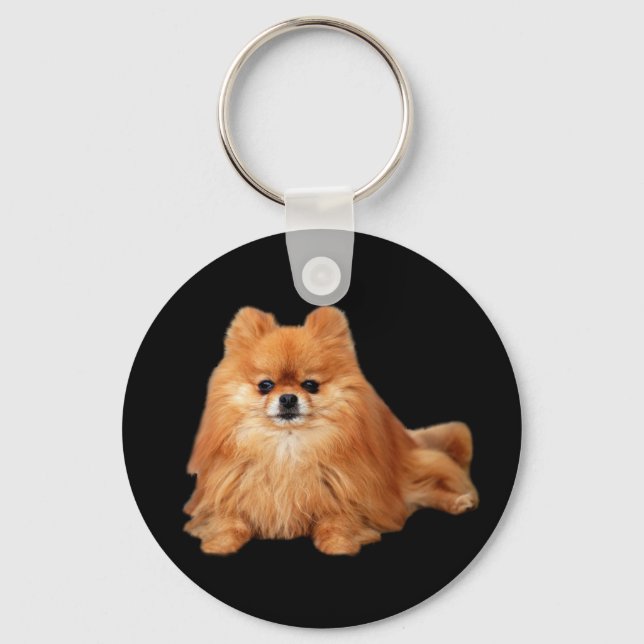 Pomeranian Keychain (Front)