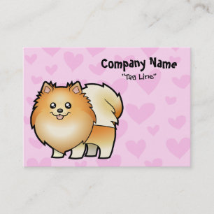 Pomeranian Love Business Card