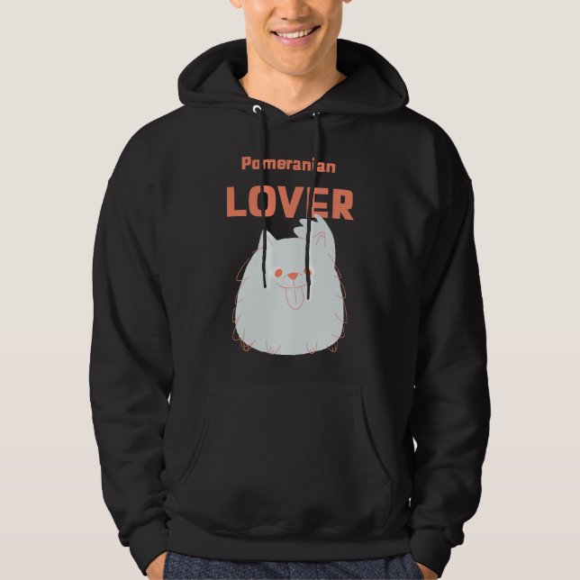 Pomeranian Lover Hoodie (Front)