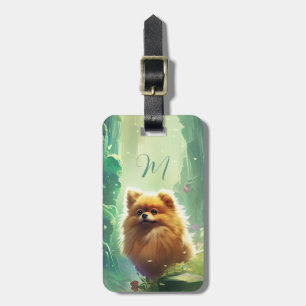 Pomeranian Luggage Tag