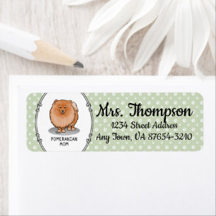 Pomeranian Maman Pom Maman (rouge orange) Mignonne