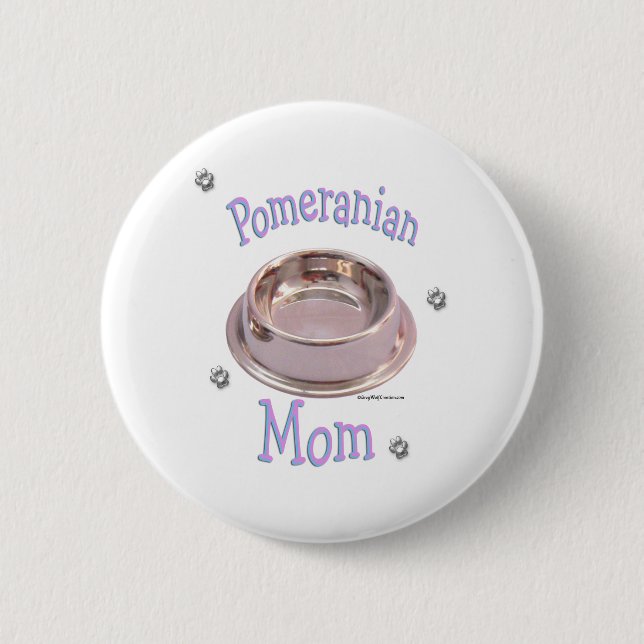 Pomeranian Mom - Button (Front)