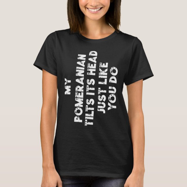 Pomeranian Mom Dad Funny Dog Lover Women Men Kids T-Shirt (Front)