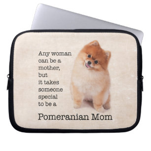 Pomeranian Mom Laptop Sleeve