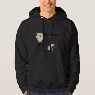 Pomeranian Mother Lover Wine Fitted Scoop Hoodie