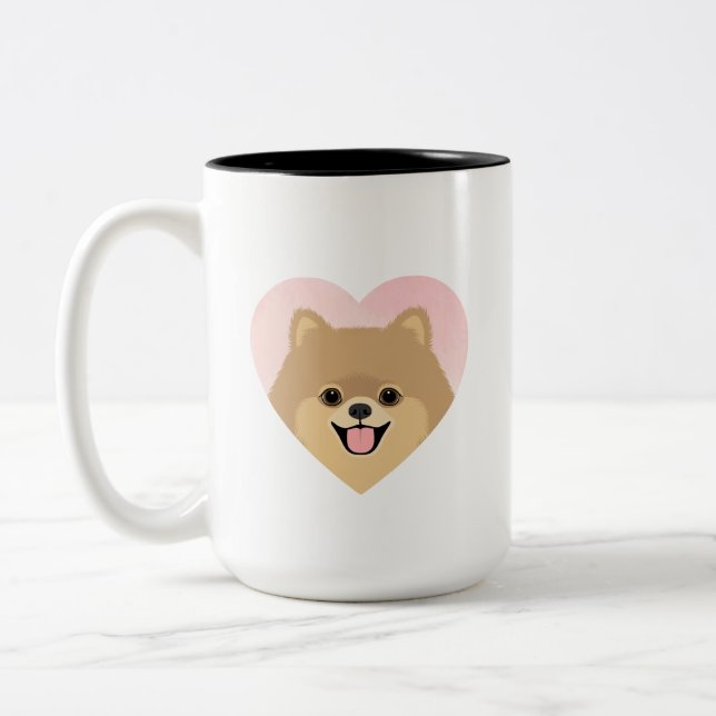 Pomeranian Mugs (Left)