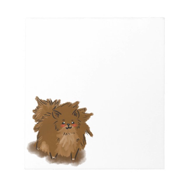 Pomeranian Notepad (Front)