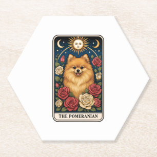 Pomeranian Paper Coaster