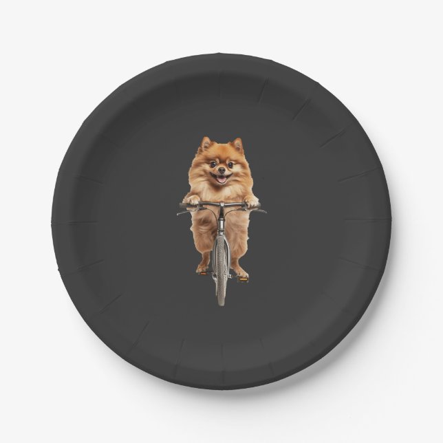 Pomeranian Paper Plate (Front)
