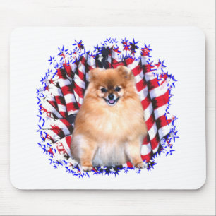 Pomeranian Patriot Mouse Pad