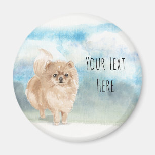 Pomeranian Personalised Magnet