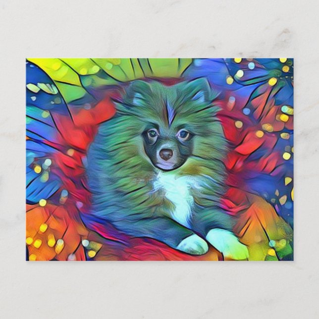 Pomeranian Post Card (Front)