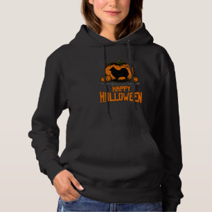 Pomeranian Pumpkin Happy Halloween Dog Hoodie