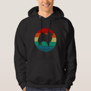 Pomeranian Retro Vintage Design Hoodie
