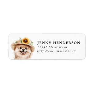 Pomeranian Return Address Label