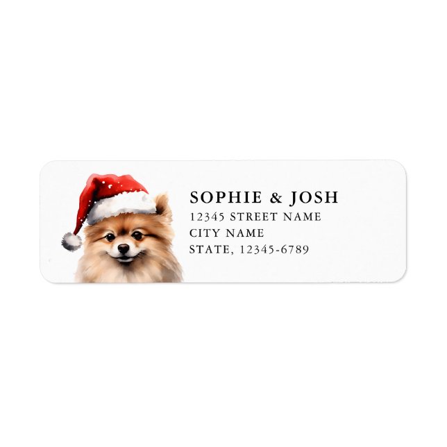 Pomeranian Return Address Label (Front)