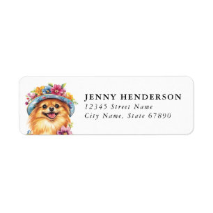 Pomeranian Return Address Label