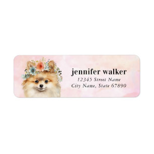 Pomeranian Return Address Labels