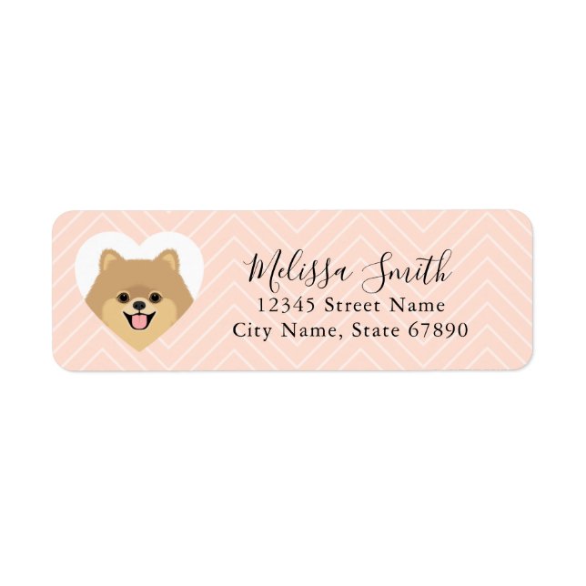 Pomeranian Return Address Labels (Front)
